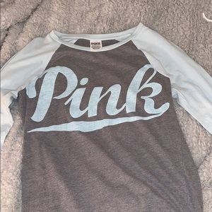 Pink baseball t-shirt